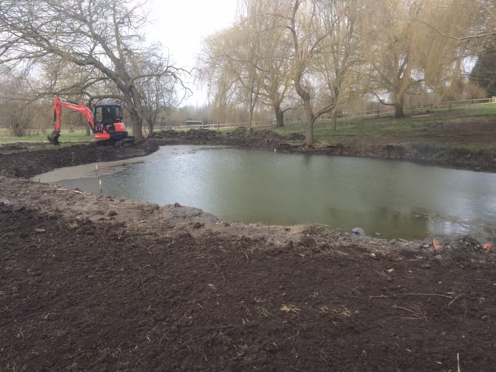 Before... Water landscaping