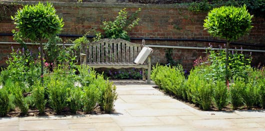 Elegant geometry and proportions in patios