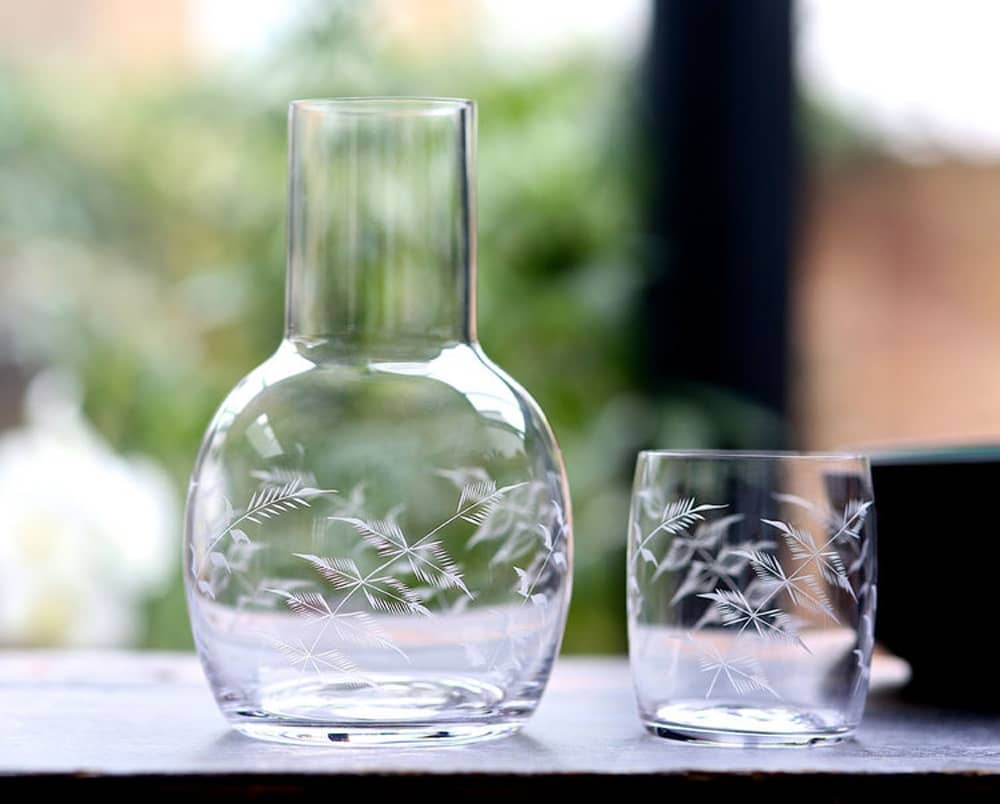 Carafe Fern Design